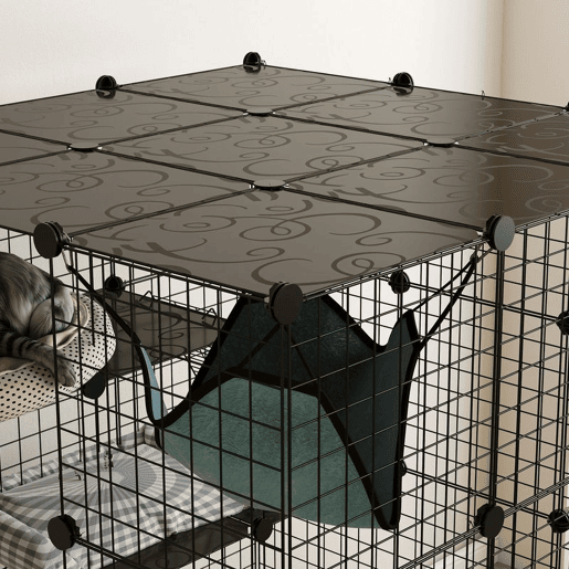 PawHut Gaiola Grande para Gatos de Interior Recinto para Gatos de 4 Níveis com 5 Portas 3 Plataformas de Salto 3 Rampas Rede, Parque para Animais 105x105x140 cm Preto PawHut Gaiola Grande para Gatos de Interior Recinto para Gatos de 4 Níveis com 5 Portas 3 Plataformas de Salto 3 Rampas Rede, Parque para Animais 105x105x140 cm Preto