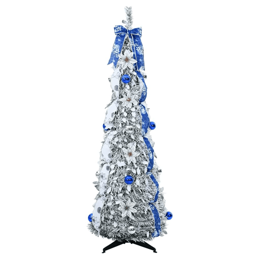 Árvore de Natal - Pinheiro de Natal Artificial com 50 LEDs Verde 120 cm PVC