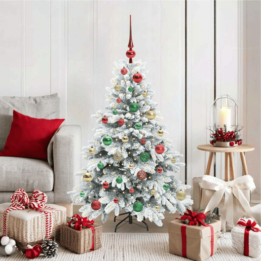 Árvore de Natal - Pinheiro de Natal Artificial com 150 LEDs Verde 120 cm PE e PVC Árvore de Natal - Pinheiro de Natal Artificial com 150 LEDs Verde 120 cm PE e PVC