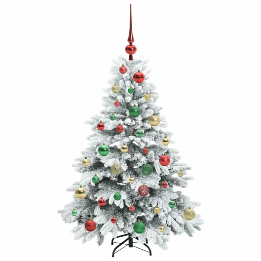 Árvore de Natal - Pinheiro de Natal Artificial com 150 LEDs Verde 120 cm PE e PVC Árvore de Natal - Pinheiro de Natal Artificial com 150 LEDs Verde 120 cm PE e PVC