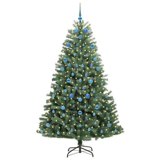 Árvore de Natal - Pinheiro de Natal Articulada Artificial Verde 210 cm PVC e Metal