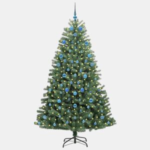 Árvore de Natal - Pinheiro de Natal Articulada Artificial Verde 210 cm PVC e Metal