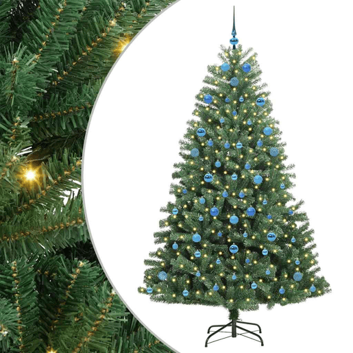 Árvore de Natal - Pinheiro de Natal Articulada Artificial Verde 210 cm PVC e Metal