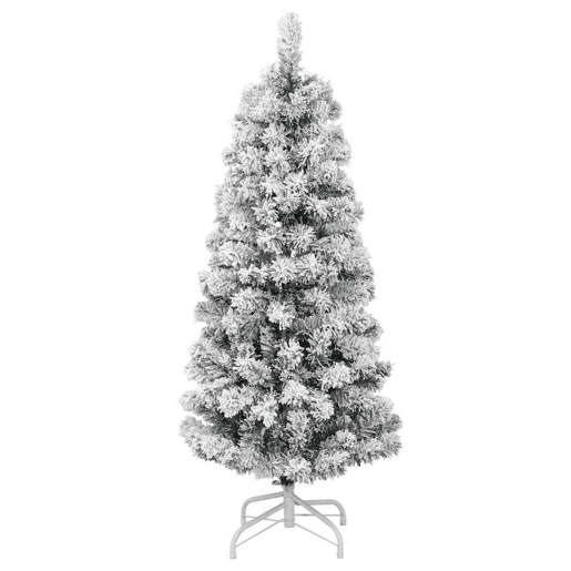 Árvore de Natal - Pinheiro de Natal Articulada Artificial Verde e branco 150 cm