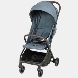 AIYAPLAY Carrinho de Bebé Leve Carrinho de Bebé Dobrável com Encosto Reclinável Apoia-Pés Ajustável Capota Arnês de 5 Pontos Rodas com Suspensão Carga Máxima 15 kg 87x50x103 cm Azul Escuro