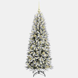 Árvore de Natal - Pinheiro de Natal Artificial com 150 LEDs Branco 63 x 63 x 150 cm