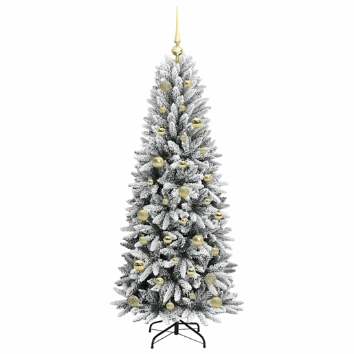 Árvore de Natal - Pinheiro de Natal Artificial com 150 LEDs Branco 63 x 63 x 150 cm
