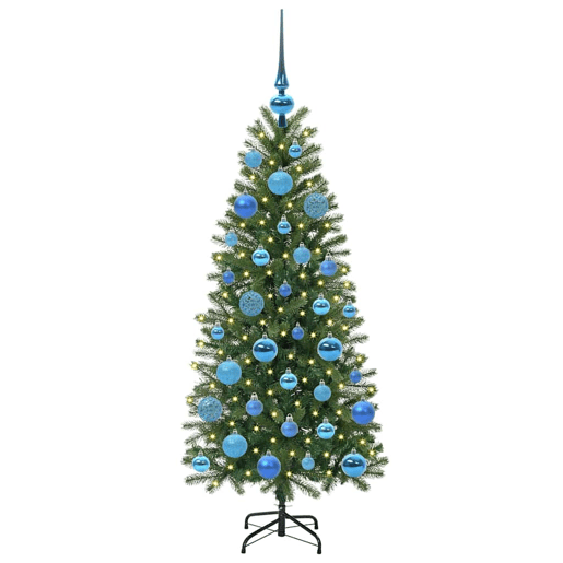 Árvore de Natal - Pinheiro de Natal Artificial com 150 LEDs Verde 120 cm PE e PVC Árvore de Natal - Pinheiro de Natal Artificial com 150 LEDs Verde 120 cm PE e PVC