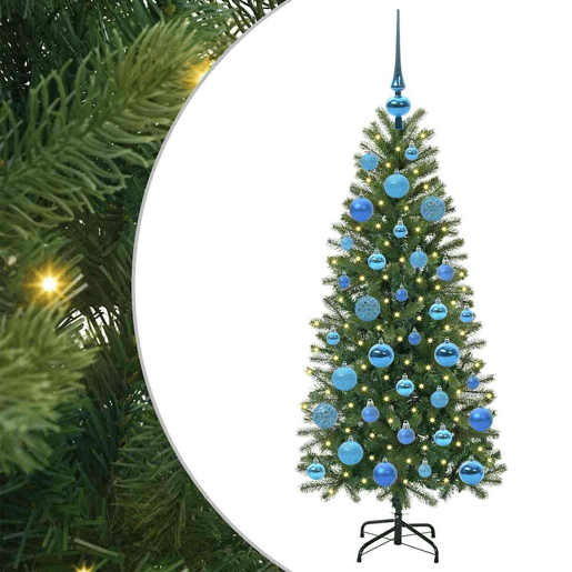 Árvore de Natal - Pinheiro de Natal Artificial com 150 LEDs Verde 120 cm PE e PVC Árvore de Natal - Pinheiro de Natal Artificial com 150 LEDs Verde 120 cm PE e PVC