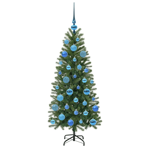 Árvore de Natal - Pinheiro de Natal Artificial com 150 LEDs Verde 120 cm PE e PVC Árvore de Natal - Pinheiro de Natal Artificial com 150 LEDs Verde 120 cm PE e PVC