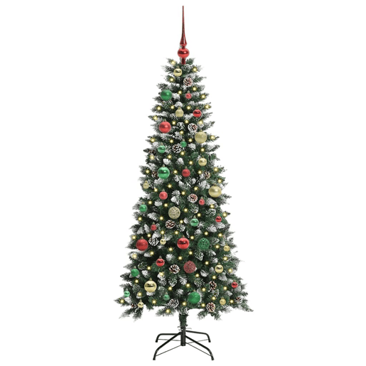 Árvore de Natal - Pinheiro de Natal Artificial com 150 LEDs Verde 66 x 66 x 150 cm