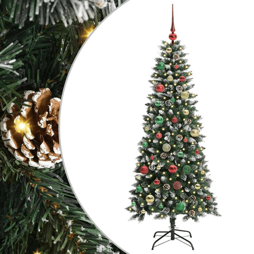 Árvore de Natal - Pinheiro de Natal Artificial com 150 LEDs Verde 66 x 66 x 150 cm