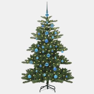 Árvore de Natal - Pinheiro de Natal Articulada Artificial com 150 LEDs 150 cm PVC