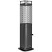 Estufa Pellets Exterior Metal, Vidrio Outsunny Estufa Pellets Exterior Metal, Vidrio Outsunny Negro