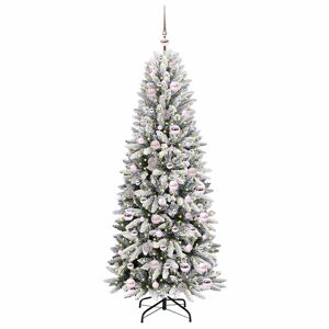Árvore de Natal - Pinheiro de Natal Artificial com 300 LEDs Branco 73 x 73 x 180 cm