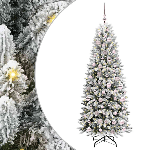 Árvore de Natal - Pinheiro de Natal Artificial com 300 LEDs Branco 73 x 73 x 180 cm