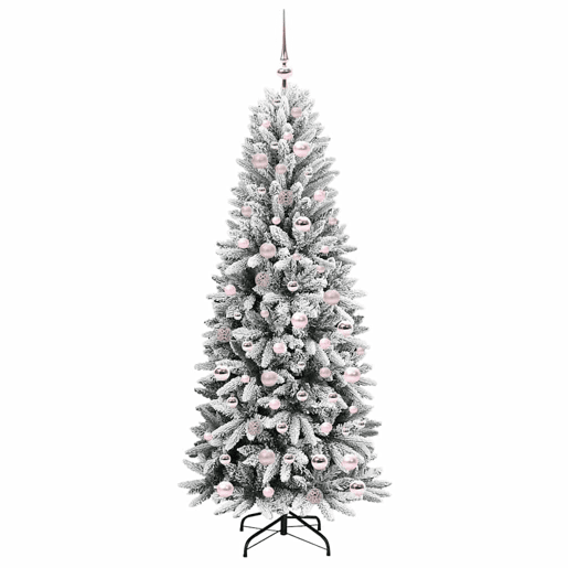Árvore de Natal - Pinheiro de Natal Artificial com 300 LEDs Branco 73 x 73 x 180 cm