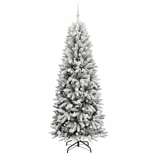 Árvore de Natal - Pinheiro de Natal Artificial com 300 LEDs Branco 78 x 78 x 210 cm