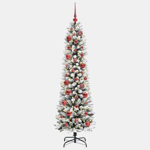 Árvore de Natal - Pinheiro de Natal Artificial com 150 LEDs Verde e branco 150 cm