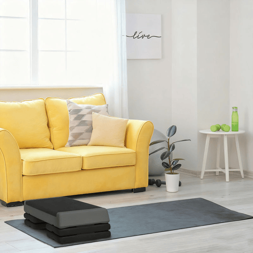 SPORTNOW Step de Aeróbica Step para Fitness Antideslizante Altura Regulável 3 Níveis de 10,515,520,5 cm Capacidade 250 kg para Exercício em Casa Ginásio 77x36x20,5 cm Cinza e Preto SPORTNOW Step de Aeróbica Step para Fitness Antideslizante Altura Regulável 3 Níveis de 10,515,520,5 cm Capacidade 250 kg para Exercício em Casa Ginásio 77x36x20,5 cm Cinza e Preto