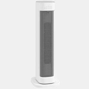 HOMCOM Aquecedor Elétrico de Baixo Consumo 2000W PTC Termoventilador com 3 Modos Termostato Regulável Temporizador Proteção contra Capotamentos e Sobreaquecimento Controlo Remoto para 15-20? Branco