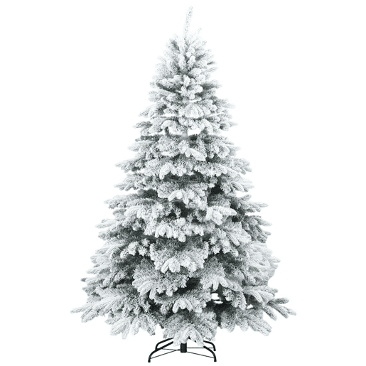 Árvore de Natal - Pinheiro de Natal Artificial com 300 LEDs Verde 180 cm PE e PVC