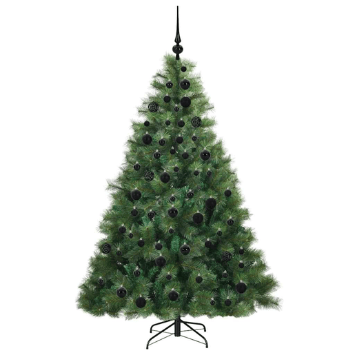 Árvore de Natal - Pinheiro de Natal Artificial com 300 LEDs Verde 180 cm PE e PVC