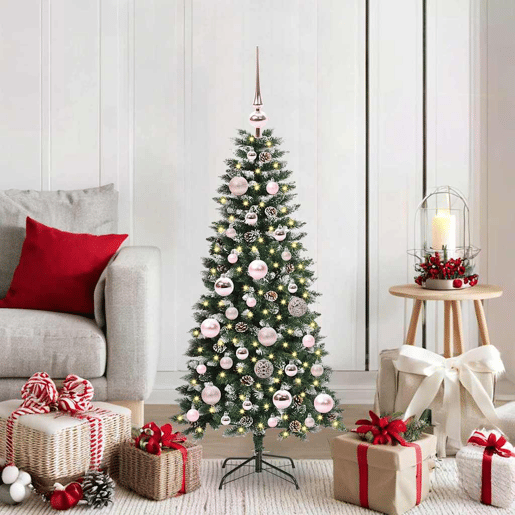 Árvore de Natal - Pinheiro de Natal Artificial com 150 LEDs Verde 55 x 55 x 120 cm