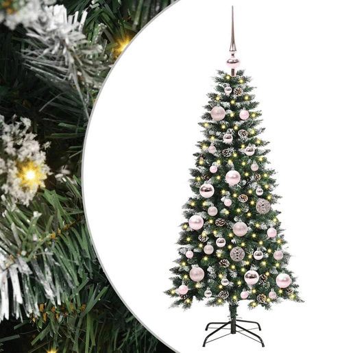 Árvore de Natal - Pinheiro de Natal Artificial com 150 LEDs Verde 55 x 55 x 120 cm