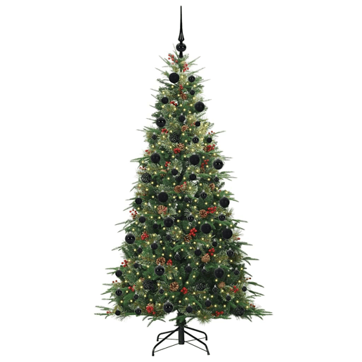Árvore de Natal - Pinheiro de Natal Articulada Artificial Verde 210 cm PE e PVC