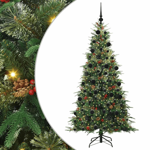 Árvore de Natal - Pinheiro de Natal Articulada Artificial Verde 210 cm PE e PVC