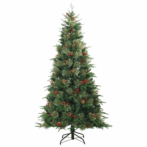 Árvore de Natal - Pinheiro de Natal Articulada Artificial Verde 210 cm PE e PVC