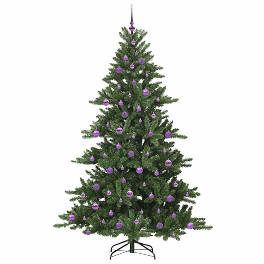 Árvore de Natal - Pinheiro de Natal Articulada Artificial com 300 LEDs 210 cm PVC