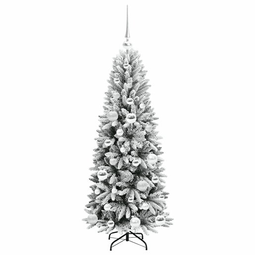 Árvore de Natal - Pinheiro de Natal Artificial com 150 LEDs Branco 53 x 53 x 120 cm