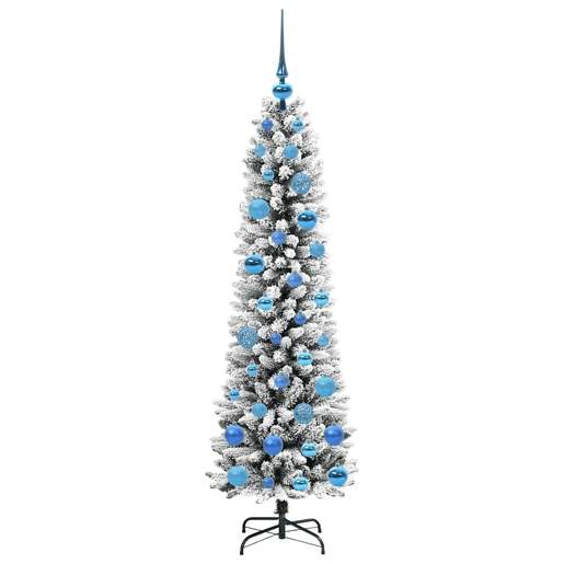 Árvore de Natal - Pinheiro de Natal Artificial com 150 LEDs Verde e branco 150 cm