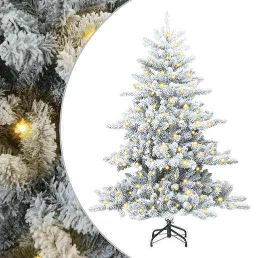 Árvore de Natal - Pinheiro de Natal Articulada Artificial com 150 LEDs 150 cm PVC