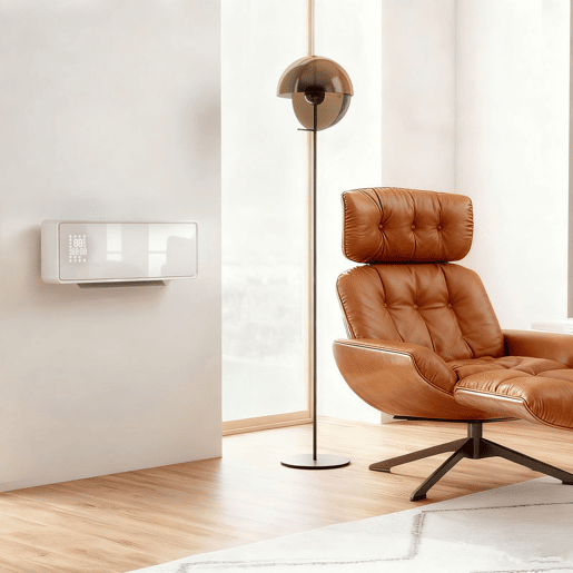 HOMCOM Aquecedor Elétrico de Baixo Consumo Cerâmico de Parede 2000W com 3 Modos Ecrã LED Termostato Temporizador Oscilação Controlo Remoto Detecção de Janelas Abertas e Painel de Vidro 54x18,7x12,3 cm Branco HOMCOM Aquecedor Elétrico de Baixo Consumo Cerâmico de Parede 2000W com 3 Modos Ecrã LED Termostato Temporizador Oscilação Controlo Remoto Detecção de Janelas Abertas e Painel de Vidro 54x18,7x12,3 cm Branco