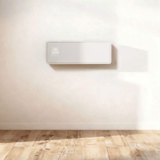 HOMCOM Aquecedor Elétrico de Baixo Consumo Cerâmico de Parede 2000W com 3 Modos Ecrã LED Termostato Temporizador Oscilação Controlo Remoto Detecção de Janelas Abertas e Painel de Vidro 54x18,7x12,3 cm Branco HOMCOM Aquecedor Elétrico de Baixo Consumo Cerâmico de Parede 2000W com 3 Modos Ecrã LED Termostato Temporizador Oscilação Controlo Remoto Detecção de Janelas Abertas e Painel de Vidro 54x18,7x12,3 cm Branco