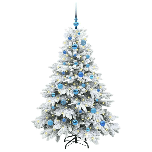 Árvore de Natal - Pinheiro de Natal Artificial com 150 LEDs Verde 150 cm PE e PVC