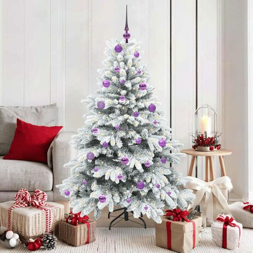 Árvore de Natal - Pinheiro de Natal Artificial com 150 LEDs Verde 150 cm PE e PVC