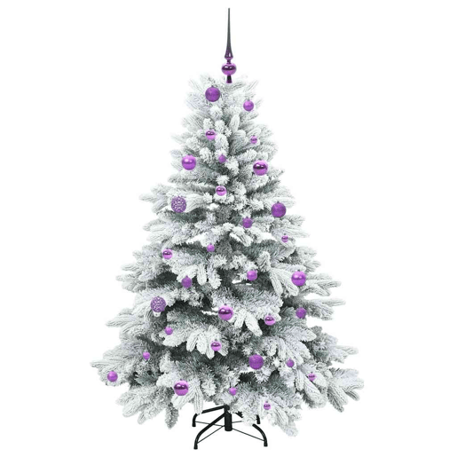Árvore de Natal - Pinheiro de Natal Artificial com 150 LEDs Verde 150 cm PE e PVC