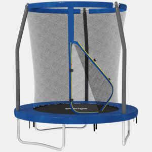 SPORTNOW Trampolim Infantil Ø183 cm, para Crianças acima de 6 Anos com Rede de Segurança Barras Acolchoadas Capa de Segurança e Estrutura de Aço Interior e Exterior