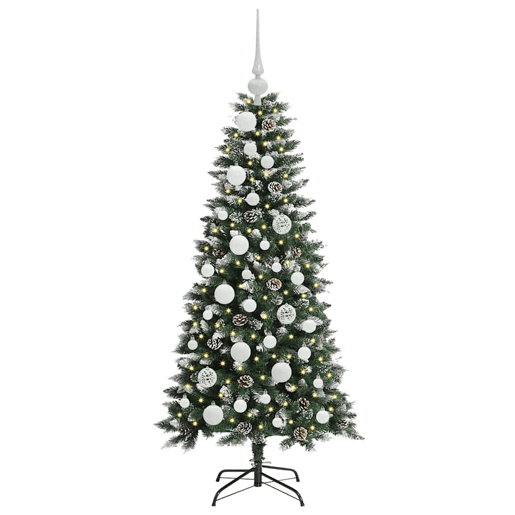 Árvore de Natal - Pinheiro de Natal Artificial com 150 LEDs Verde 55 x 55 x 120 cm