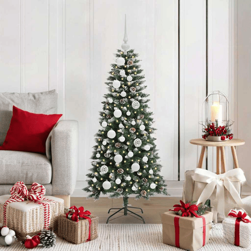 Árvore de Natal - Pinheiro de Natal Artificial com 150 LEDs Verde 55 x 55 x 120 cm