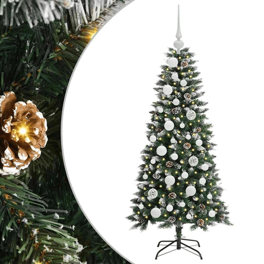 Árvore de Natal - Pinheiro de Natal Artificial com 150 LEDs Verde 55 x 55 x 120 cm