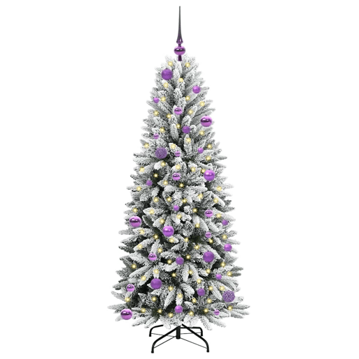 Árvore de Natal - Pinheiro de Natal Artificial com 150 LEDs Branco 63 x 63 x 150 cm