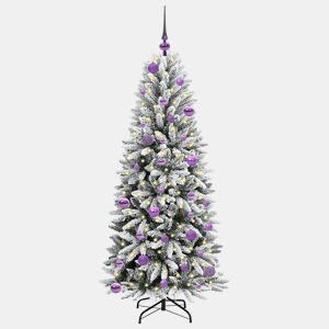 Árvore de Natal - Pinheiro de Natal Artificial com 150 LEDs Branco 63 x 63 x 150 cm