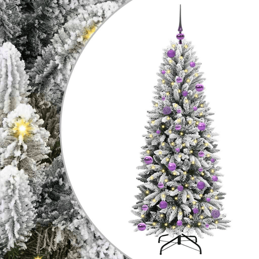 Árvore de Natal - Pinheiro de Natal Artificial com 150 LEDs Branco 63 x 63 x 150 cm
