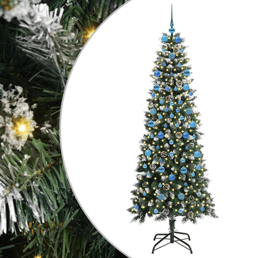 Árvore de Natal - Pinheiro de Natal Artificial com 300 LEDs Verde 86 x 86 x 210 cm