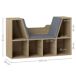Librería HOMCOM, oficina - muebles de oficina Librería HOMCOM, oficina - muebles de oficina Marrón